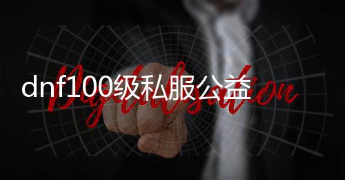 dnf100级私服公益服发布网直播（玩家分享DNF100级私服公益服发布网直播履历）